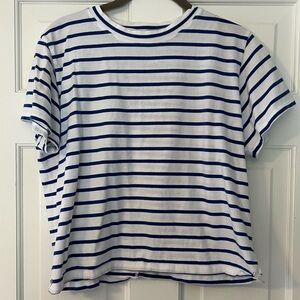 AYR The Sno Cone Tee - Blue/White Stripe